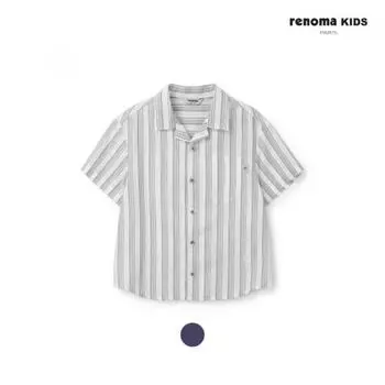 [renoma Kids] Рубашка для мальчиков с эффектом омбре, с открытым воротником R2421b300 11 navy/120