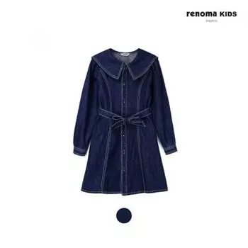 [renoma Kids] Сшитое джинсовое платье для девочек R2412o618 36 indigo blue/120