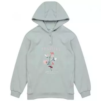 [renoma Kids] Толстовка с капюшоном для девочек Lenoma Kids цвета мяты Mint/110