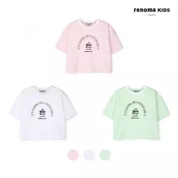 [renoma KidS] Женская футболка с рисунком Acrop T r2425T180 white (01)/120
