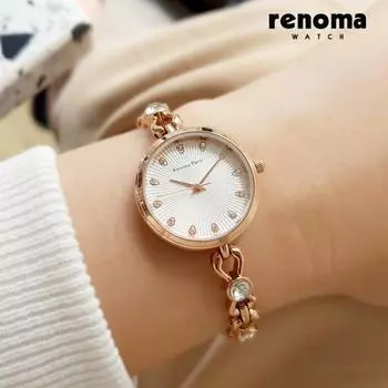 [Renoma] RE-575 Women’s Fashion Metal Watch (Choose 1 of 2 types),Korean popular watches