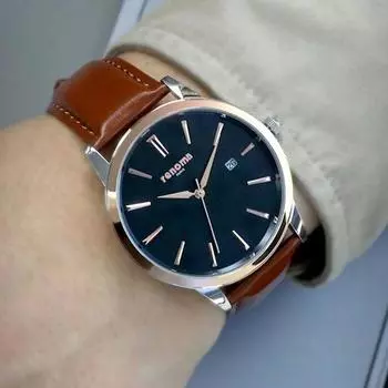 RENOMA Мужские часы RE-600 Maverick с кожаным ремешком, популярные корейские часы