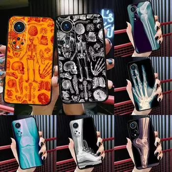 Рентгеновская анатомия человека для Huawei P20 P30 P40 Lite Pro P Smart 2019 Nova 9 5T чехол для телефона Honor 50 8X 9X 10i Mate 20 Lite