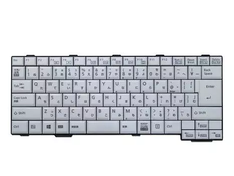 repair and Applicable Fujitsu FMV LIFEBOOK Japanese Keyboard White (For replacement) A561/C A561/D A572/E A552/E A572/F A552/F A742/E A742/F E741/C