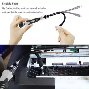 Repair Kit 115 in 1 Magnetic Laptop Screwdriver Kit Precision Screwdriver Set Small Impact Screw Driver Set жёлтый