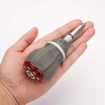 Repair Tool Ratchet Screwdriver Screw Driver Cross Word Screwdriver Screwdriver Combination Set серый