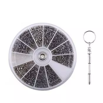 Repair Tool Watch Repair Tools Screws Nuts Assortment Kit With Screwdriver Glasses Repair Set 600pcs