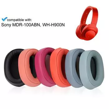 Replacement Ear Pads Cushion Earpads for Sony MDR-100ABN WH-H900N Headphones, Earpad Sony Headset Repair Part
