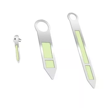 Replacement Green Bright Watch Hand Watch Movement Parts for ETA Movement 6497/6498