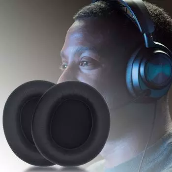 Сменные амбушюры для наушников из протеиновой кожи/льна для гарнитуры Steelseries Arctis Nova Pro