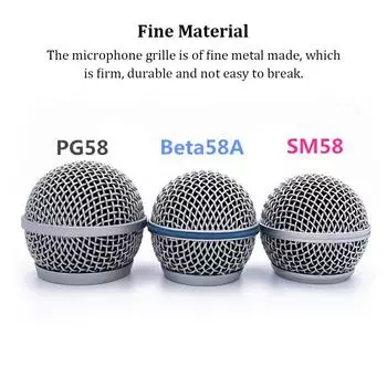 Сменная решетка для микрофона, портативная, сменная универсальная защитная встроенная губчатая головка микрофона, аксессуары, тип 5, золото