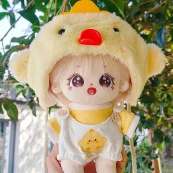 Replacement Outfit Stuffed Doll Plush Suit Yellow Duck Plush Toys Clothes 20cm Cotton Doll 1 set