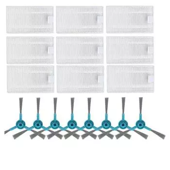 Replacement Parts Brush Side Brush Hepa Filters For Conga 4090 Vacuum Cleaner Robot Sweeper Accessories