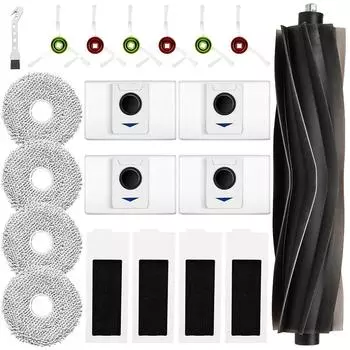 Replacement Parts for Ecovacs Deebot T20 OMNI/T20/T20 Max/T20 Pro Vacuum Main Side Brush Mop Pad Filter Dust Bag CHINA