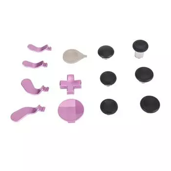Replacement Thumbsticks Kit Sensitive Magnetic Metal Thumbsticks for Xbox One Elite Series 2 Silver фиолетовый