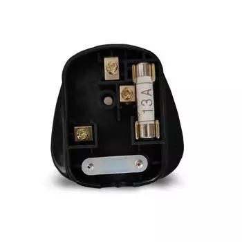 Replacement UK Plug With 13A Fuse Adapter Rewireable Male AC Outlets Electeic Socket Singapore Socket For Power Extension Cable black