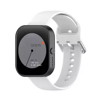 Replacement Watch Bands For CMF Watch o(D395) WomenMan Girls Soft Silicones Wristbands Replacement Straps белый