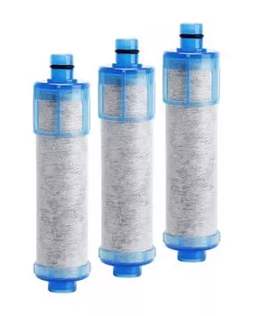 Replacement Water Purification Cartridge Water Purifier Cartridge High Chlorine Removal Cartridge Faucet Cartridge Set of 3 JF-21 JF-21-T All-in-One