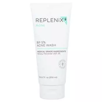 Replenix, Acne, BP 5% средство от прыщей, 6,7 жидких унций (200 мл)