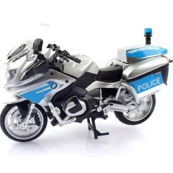 Реплика 1:12 Модель велосипеда BMW R1250 RT-P MSZ927390SI, серебристый, популярные корейские игрушки, популярные корейские игрушки