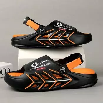 Реплика Брендовые сандалии Мужские летние мужские сандалии Высококачественная обувь Мужские мягкие сандалии для мужчин Sandel Мужские тапочки Тапочки 40-41