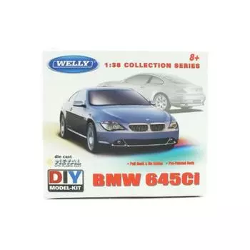 Реплика WELLY 1/38 BMW 645Ci, комплект сборки заднего привода, литье под давлением WE235352, BK, популярные корейские игрушки, популярные корейские игрушки