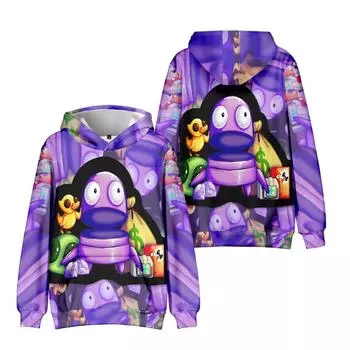 REPO Cartoon Hoodie Harajuku Осенний пуловер Мода Унисекс Длинный рукав Повседневная уличная одежда Свободная уличная одежда XS