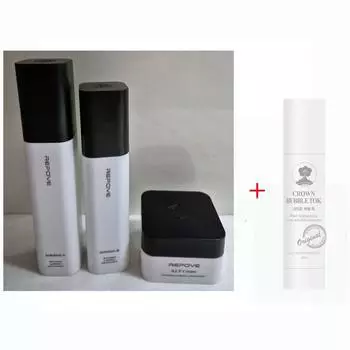 REPOVE Cosmetics 6th generation 3-piece set gift CROWN BUBBLE TOK (Crown Bubble Tok) Whitening wrinkle functional bubble essence
