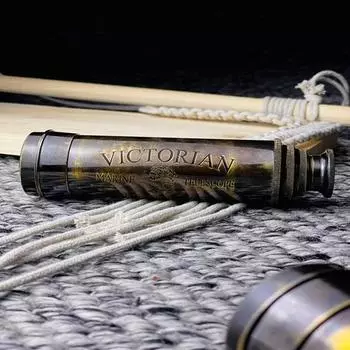 Репродукция латунного телескопа ручной работы в викторианском стиле, 40,64 см, с лунным зумом, пиратской подзорной трубой, подарок для детей