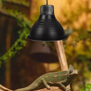 Reptile Dome Lamp Cover Directly Replace Aluminum Easy Installation Accessories Light Fixture Part 5.5in