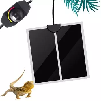 Reptile Heating Mat 14W Heating Pad Heating Heat Retention Cold Protection Amphibians Small Animals Can be heated up to degrees 28*28cm