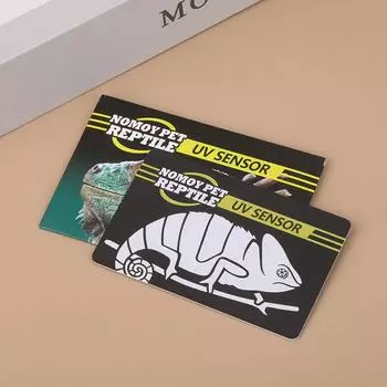 Лампа для рептилий Uvb тест-карта УФ-тесты бумажный тестер измеритель товары для животных