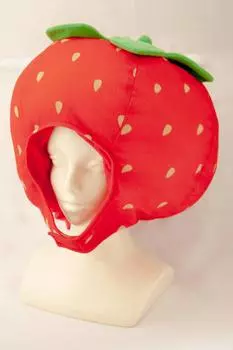 Requin Забавный костюм Шляпа Репка Клубника 087 красный