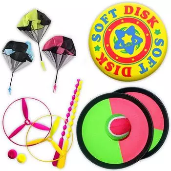 RERACO Park Play Toy Family Catch Начальная школа Открытый игровой парк Игровой набор, Спорт, Мяч, Фрисби, Студенты, Игрушки,