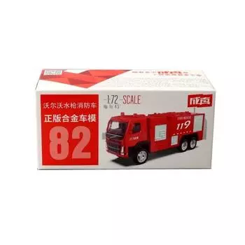 Rescue Fire Alloy Car Model With Door Opening Design For Childrens Gift