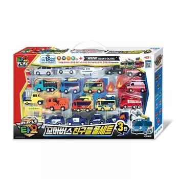 Rescue Tayo Special Little Bus Friends Полный набор Часть 3, корейские игрушки