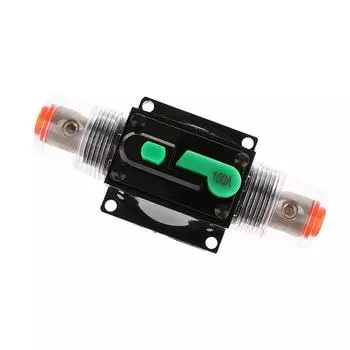 Reset Car Circuit 12V/24V/32V 100A Audio Fuse Manual Stereo In-Line Breaker