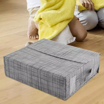 Решение для хранения постельного белья с усиленной конструкцией кофейный