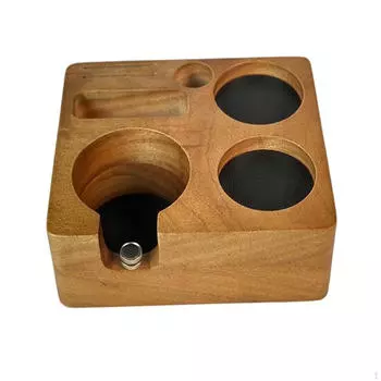 Решение для хранения темперов для кофе, деревянная подставка для портафильтра 51 or 54mm