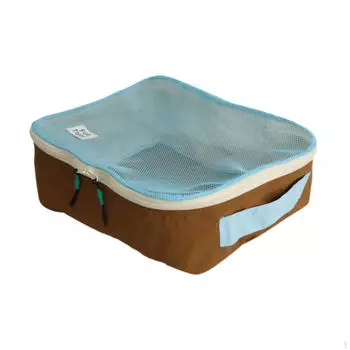 Решения для хранения одежды в чемоданах с органайзерами для нижнего белья и упаковки Blue M