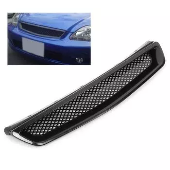 Решетка бампера, передняя решетка, сменная решетка капота, решетка для EK JDM Type R, подходит для Civic 1999 2000
