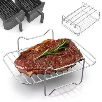 Решетка для фритюрницы из нержавеющей стали, решетка для осушителя воздуха, улучшенная конструкция воздушного потока, фритюрница Single Layer