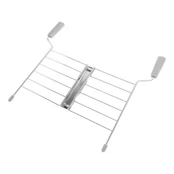 Решетка для гриля хлебопечки, держатель для сэндвичей, материал из нержавеющей стали, решетка для гриля хлебопечки для духовки, сэндвичницы