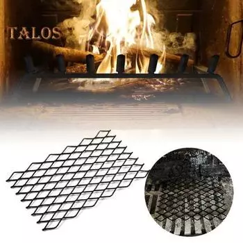Решетка для камина Удерживатель углей Термостойкий Простая установка Универсальный фиксатор углей Аксессуары для решеток для камина S