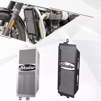 Решетка радиатора мотоцикла, защитная крышка для Honda Shadow ACE VT400 VT750 2003-1997 Spirit 750 VT750DC чёрный