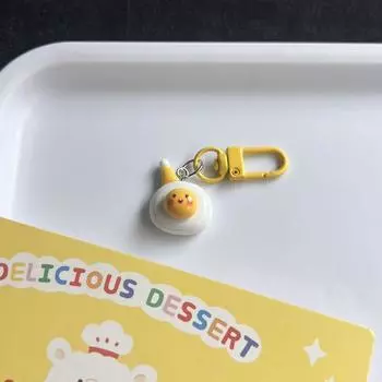 Resin Blue Star Keychain Cloud Star Cute Cloud Blue Star Pendant Female Lady Girl 04