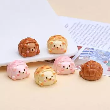 Resin Cartoon Hairpin & Shoe Charms: 3D Bear, Pineapple, & Food Themed DIY Accessories