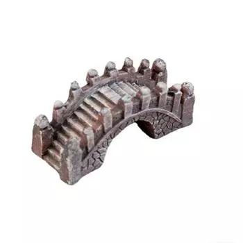 Resin Craft Resin Bridge Miniatures Micro-landscape Jiangnan Small Bridge Cute Fairy Garden