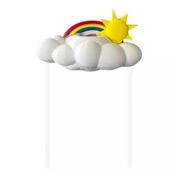 Resin Daily Curiosity Decorative Plants Irrigation Clouds Rainbow Garden Courtyard Practical