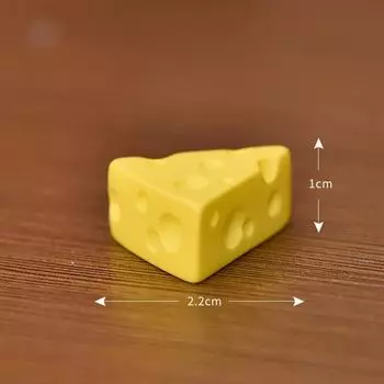 Resin Hamster Micro Landscape Miniature Figurines Model Craft Ornaments Desk Cheese